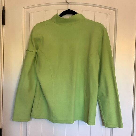 L.L. Bean, Ladies, Soft green, Fleece Zip Up, Size medium ✅😎 - Picture 2 of 3